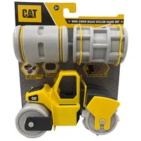 Cat smilšu rotaļlietu komplekts Mini Crew Road Roller, 83375 4080202-2612
