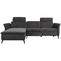 Corner sofa Dayton Lc, electric recliner, tumši pelēks dīvāns 17460 4741243174603