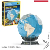 Cubicfun 3D puzle Scratch Globe Ds1082H
