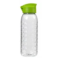 Curver Pudele Dots Bottle 0,45L caurspīdīga/zaļa 800280240