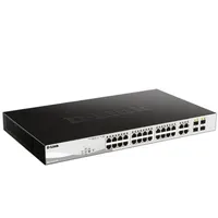D-Link 28-Port Gigabit Smart Managed Poe Switch Dgs-1210-28P L2, Desktop Dgs-1210-28P/E
