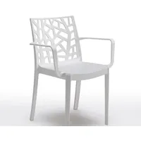 Dārza krēsls Bica Matrix Armchair balts 16353