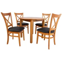 Dining set Mix  Match with 4-Chairs 20818, light oak 4741617106728