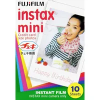Fujifilm Instax Mini Glossy Instant Film Quantity 10, 86 x 54 mm Fuji 10