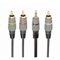 Gembird 3.5Mm 4-Pin to Rca Cable 1.5M Ccap-4P3R-1.5M