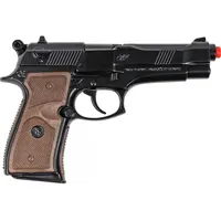 Gonher policista pistole, 8 šāviņi, melna, 39/6 4050401-0510