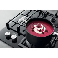 Hotpoint Hob Hags 61F/Bk Built-In Gas Hob, Number of burners/cooking zones 4, Mechanical, Black