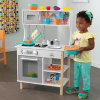 Kidkraft All Time Play Kitchen With Accessories 53370 virtuve ar aksesuāriem