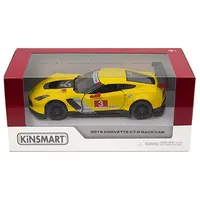 Kinsmart Miniatūrais modelis - 2016 Corvette C7.R Race Car, izmērs 136 Kt5397