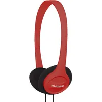 Koss Headphones Kph7R Headband/On-Ear, 3.5Mm 1/8 inch, Red, 190494