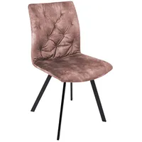 Krēsls Afton tumši rozā samts 4741243104273
