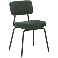 Krēsls Chair Keiu 46X51Xh76Cm, dark green corduroy 4741243408869