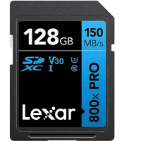 Lexar Memory Card Professional 800X Pro 128Gb Microsdxc Uhs-I Lsd0800P128G-Bnnng