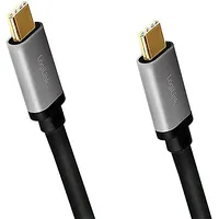 Logilink Usb 3.2 Gen 2 cable, C/M to C/M, 4K/60Hz, Pd,Alu Cua0107 1 m, Usb-C male, male