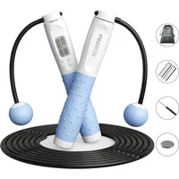Proiron Digital Jump Rope with Counter White/Blue Pro-Ts04-2