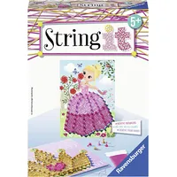 Ravensburger 18066 String it Mini Pink Princess rokdarbu komplekts 4005556180660