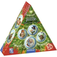Ravensburger 3D Puzzle 11678 Christmas Puzzle-Ball Set apaļa puzle Ziemassvētku, kompl. 4005556116782