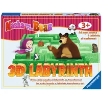 Ravensburger Masha and The Bear 3D Labyrinth 21180 galda spēle 4005556211807