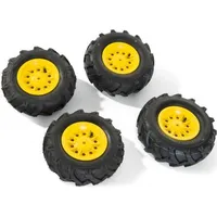 Rolly Toys Riteņi ar gumijas piepūšamam riepam traktoriem rollyTrac Air Tyres 4 gab. 409303 Vāci