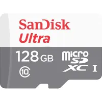 Sandisk 128Gb 100Mb/S Uhs-I Class 10 microSDXC Card Sdsqunr-128G-Gn6Mn