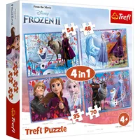Trefl Pužļu komplekts 4 in 1 Frozen 2 34323T