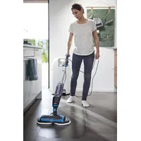- Bissell Mop Spinwave Corded operating, Washing function, Power 105 W, Blue/Titanium 20522