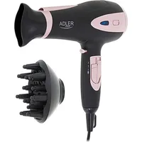 Adler Hair Dryer Ad 2248B Ion 2200 W, Number of temperature settings 3, Ionic function, Diffuser noz