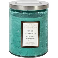 Aromātiskā svece stiklā Romantic Times D7Xh9Cm, zils Smaržas- Air De Provence 4741243845930