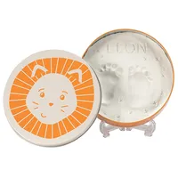 Baby Art Magic Box Round Lion komplekts mazuļa pēdiņu vai rociņu nospieduma izveidošanai - 3601 3601091090