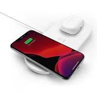 Belkin 15W Dual Wireless Charging Pads Boost Charge White Wiz008Vfwh