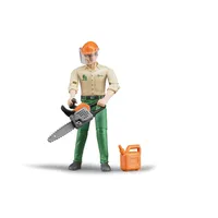 Bruder Forestry Worker With Accesories 60030
