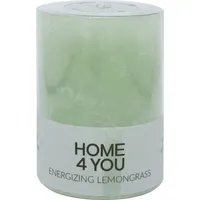 Candle Energizing Lemongrass, D6.8Xh9.5Cm, light green  scent- lemon grass 4741243876408
