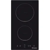 Candy Domino Cdh 30 Vitroceramic, Number of burners/cooking zones 2, Black, Display, Timer