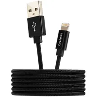 Canyon Mfi-3, Charge  Sync Usb to lightning cable, certified by Apple, 1M, Black Cns-Mfic3B