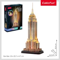 Cubic Fun L539H Led 3D puzle Ņujorkas debesskrāpis Empire State Building