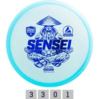 Discgolf Discmania Putter Premium Sensei 3/3/0/1 Blue 956875