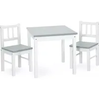Galdiņš un divi krēsliņi Joy white/grey Klups Klu-Joy