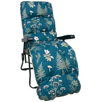 Guļamkrēsls Baden-Baden ar spilvenu petrol blue pad 4741617108562