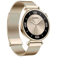 Huawei Gt 4 41Mm Smart watch Gps Satellite Amoled 1.32 Waterproof Gold Milanese 55020Bja