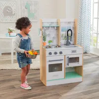 Kidkraft 53433 Lets Cook Play Kitchen Natural bērnu rotaļu koka virtuvīte