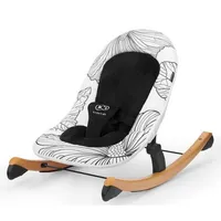 Kinderkraft šūpuļkrēsls Finio Black/White 3020801-0309