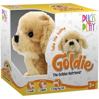 Pugs At Play Goldie Walking Dog  The Golden Retriever Pap05 Staigājošs suns