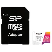 Silicon Power 256Gb, Micro Sdhc Uhs-I, Class 10 Sp256Gbstxbv1V20Sp