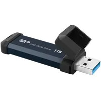 Silicon Power Portable Ssd Ms60 Ssd, 1Tb, Blue Sp001Tbuf3S60V1B