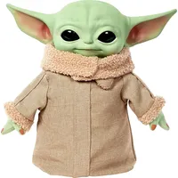 Star Wars Grogu Squeeze  Blink With Sounds Plush, Collectible Gift Hjm25 Mīkstā rotaļlieta