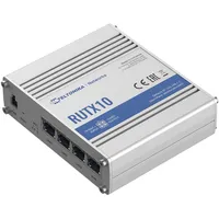 Teltonika Industrial Router Rutx10 802.11Ac, 867 Mbit/S, 10/100/1000 Ethernet Lan Rj-45 po