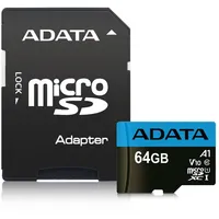 A-Data 64Gb Micro Sdxc  adapters Ausdx64Guicl10A1-Ra1