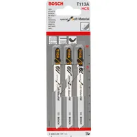 Bosch 3 figūrzāģa asmeņi T 113 A Soft Material 2608635177