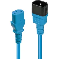 Cable Power Iec Extension 1M/Blue 30471 Lindy
