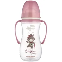 Canpol Babies Anti-Colic barošanas pudelīte ar rokturiem, 300 ml Pp Easystart Bonjour Paris, 35/24 1010201-0970